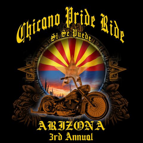 Chicano Pride Ride AZ 3rd annual Logo